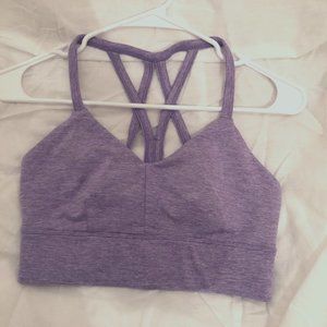 JoyLab Lilac Strappy Sports Bra